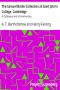 [Gutenberg 23558] • The Samuel Butler Collection at Saint John's College, Cambridge / A Catalogue and a Commentary